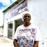 Rita de Fátima tem um restaurante em Divina Pastora que tem um grande aumento a clientela durante as peregrinações // Foto: Fernando Augusto (Ascom Coderse)