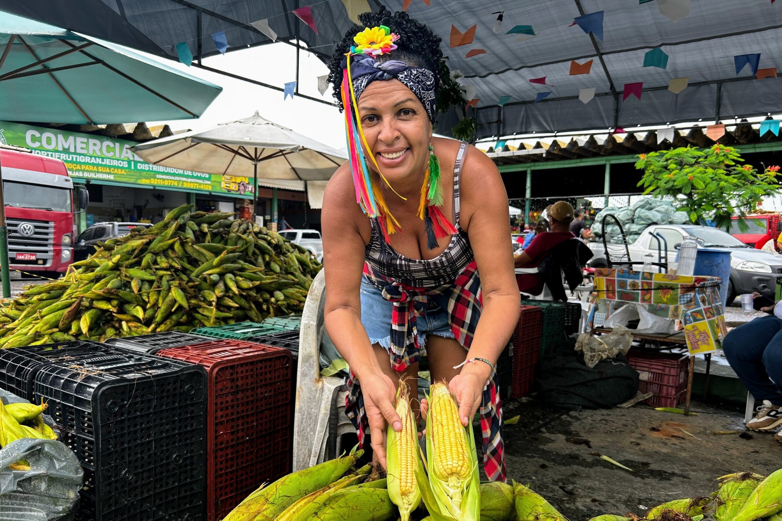 Ceasa centraliza comercialização do milho verde do estado em Feira Junina