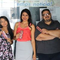 Michaelle, Bianca e Fernando - Ascom Cohidro também entrou colaborando com a imagem da campanha - Foto Ascom Cohidro