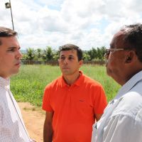 Diretor-presidente Jose Carlos Felizola recebido no Piaui pelo gerente Gildo Almeida e o Tecnico Marcos Emilio - foto Fernando Augusto (Ascom Cohidro)