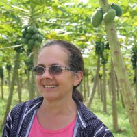Edilma Leal diz que compradores s+¦ adquirem os frutos sem deformidades - Foto Fernando Augusto (Ascom Cohidro)