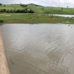 Faltam pouco mais de 1m para dar a vazante na Barragem do Perimetro da Ribeira - Foto Fernando Augusto (Ascom-Cohidro)