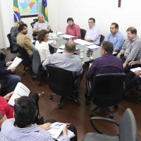 Governador reuniu secretários para tratar de investimentos do Proinveste / Fotos: Jorge Henrique/ASN