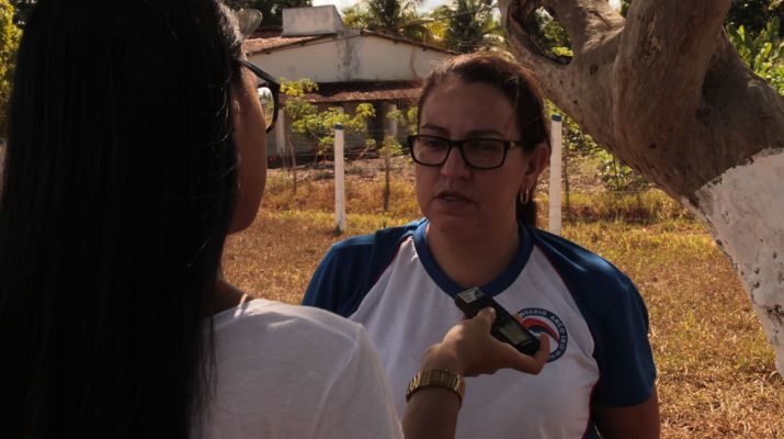 Coordenadora pedagógica do Arco-íris, Gilvânia de Jesus