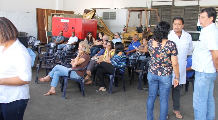 Servidores recebem Manhã de Saúde Educativa na Cohidro - Foto: Ascom/Cohidro