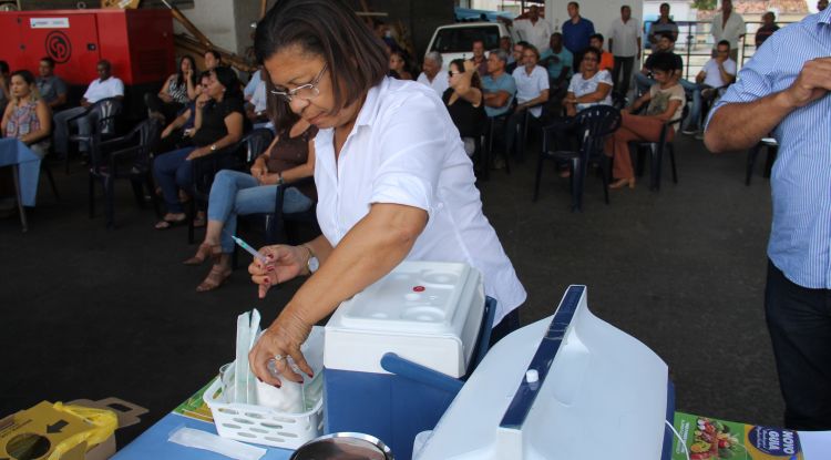 Servidores recebem Manhã de Saúde Educativa na Cohidro - Foto: Ascom/Cohidro