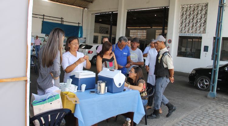 Servidores recebem Manhã de Saúde Educativa na Cohidro - Foto: Ascom/Cohidro