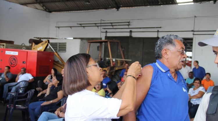 Servidores recebem Manhã de Saúde Educativa na Cohidro - Foto: Ascom/Cohidro
