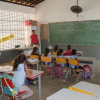 A escola rural Brasil atende 50 alunos do Povoado Fazenda Grande - foto: Ascom/Cohidro