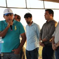 Felix Ogino agradeceu aos órgãos governamentais e companheiros de assentamento pela persistência - foto: Ascom/Cohidro.