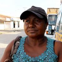 Maria Aparecida Lisboa Lima foi beneficiada com doações no Povoado Curituba