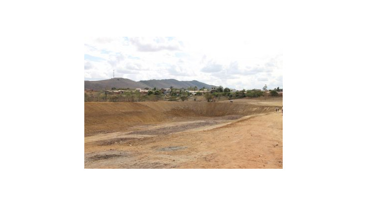 Barragem Prefeito Manoel Soares me Frei Paulo - Foto Ascom Cohidro
