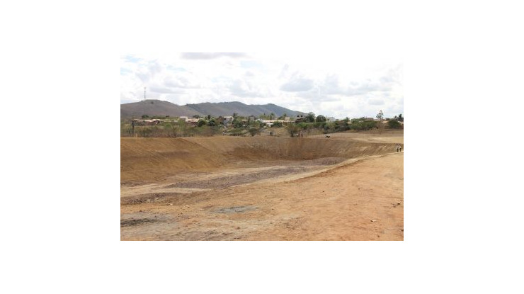 Nova barragem Prefeito Manoel Soares, em Frei Paulo - foto Ascom-Cohidro