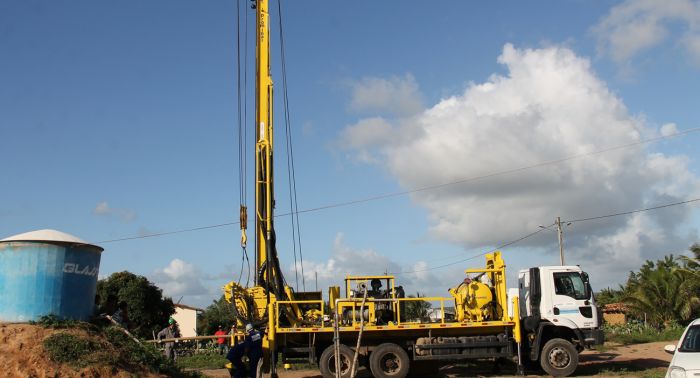 Perfuratriz da Cohidro, capaz de perfurar até 500 m