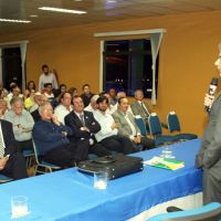 Instante mais aguardado do evento foi a palestra de Carlos Ayres Britto