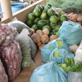 Produtos entregues pelos agricultores da Astrapicica em Malhador - Foto: Ariel Carmo (Ascom/Cohidro)