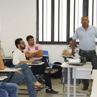 Primeira palestra foi proferida pelo tecnico agricola da Cohidro, Marcos Emilio, sobre a producao organica em Lagarto- foto Fernando Augusto (Ascom-Cohidro)