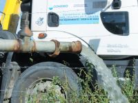 Poço instalado e fornecendo água