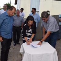 Jacy Dantas, representou a comunidade e testemunhou - Fotos: Carlos Aristóteles (Ascom/Prefeitura de Maruim)
