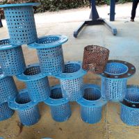 Novos crivos fabricado pelos técnicos do perímetro - Foto Andrea Santos (Califórnia-Cohidro)