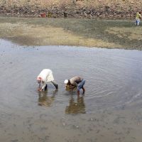 Os produtores rurais colaboram com a limpeza pelo benefício da continuidade da água de irrigação que recebem nos lotes - Foto Andrea Santos (Califórnia-Cohidro)