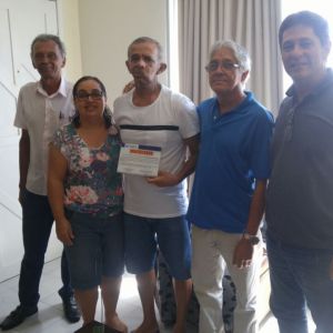 Adnaldo, Edno e esposa, Alberto e João Fonseca