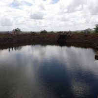 Limpeza realizada nesta quarta-feira na EB-04 - foto Andrea Santtos