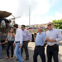 Integrantes da comissão da Cohidro já estiveram no Ceasa - foto Fernando Augusto (Ascom Cohidro)