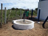 Sistema de abastecimento de água no Povoado Brejo da Conceição, Santana do São Francisco (Foto Dinfra/Cohidro))