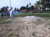 Sistema no Povoado Aroeira, em Ilha das Flores (Foto Dinfra/Cohidro)