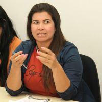 Maria Evânia trouxe demandas de Itabaianinha, onde é vereadora municipal - Foto Fernando Augusto (Ascom Cohidro)