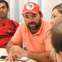Representando os agricultores Gararu, Itabi e Graccho Cardoso, José Ailton pleiteou a perfuração de poços - Foto Fernando Augusto (Ascom Cohidro)