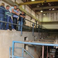 O presidente da Cohidro visita a EB-02, que recebeu bombas novas e ainda será reformada - Foto Fernando Augusto (Ascom Cohidro)