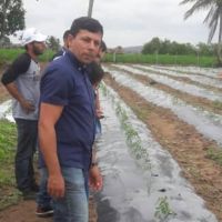 Gerente Gildo Almeida acompanhando a segunda visita do dia 27 - Foto: Arquivo Pessoal