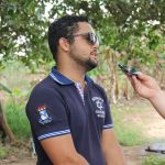 Chamou a atenção de Thalisson Oliveira o nível técnico e gerencial do produtor orgânico João Pacheco - Foto: Isabela Menezes (Ascom/Cohidro)