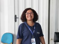 Maria José dos Santos, assistente social do SESI - foto Isabela meneses (Ascom/Cohidro)